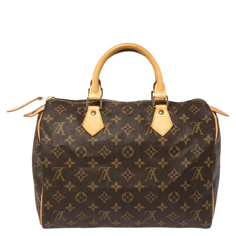 Pre Owned Louis Vuitton Monogram Canvas Speedy 30 Bag