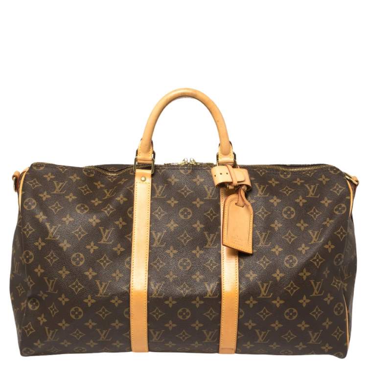 Louis Vuitton X Nigo Blue Monogram Denim and Taurillon Leather Keepall  Bandouliere XS Bag