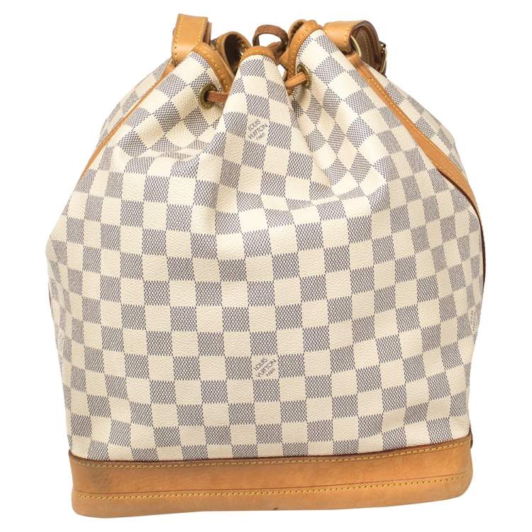 Pre Owned Louis Vuitton Damier Azur Canvas Noe Bag