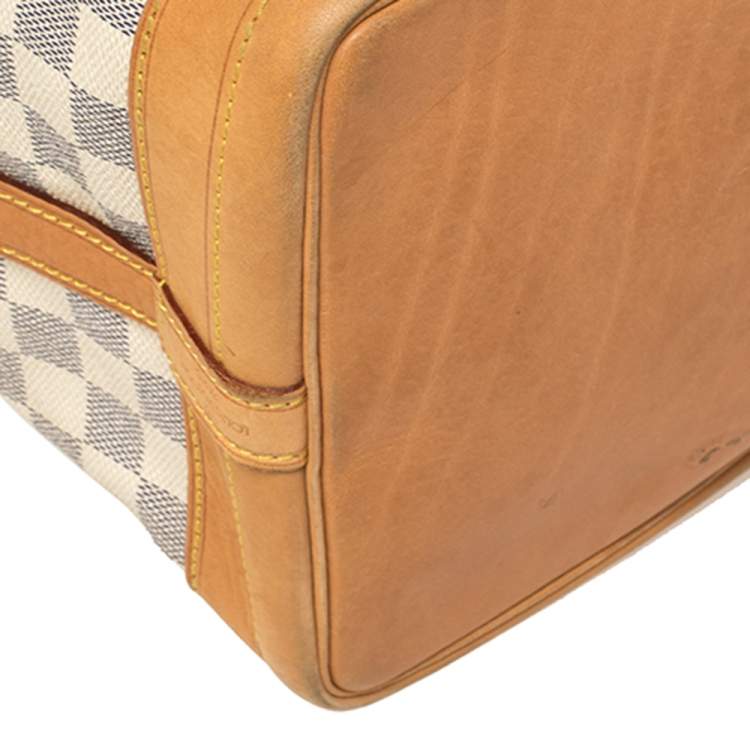 Pre Owned Louis Vuitton Damier Azur Canvas Noe Bag
