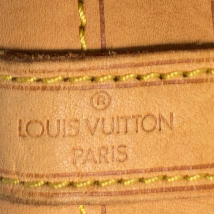 Pre Owned Louis Vuitton Damier Azur Canvas Noe Bag