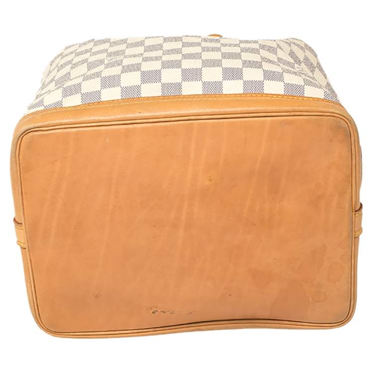 Pre Owned Louis Vuitton Damier Azur Canvas Noe Bag