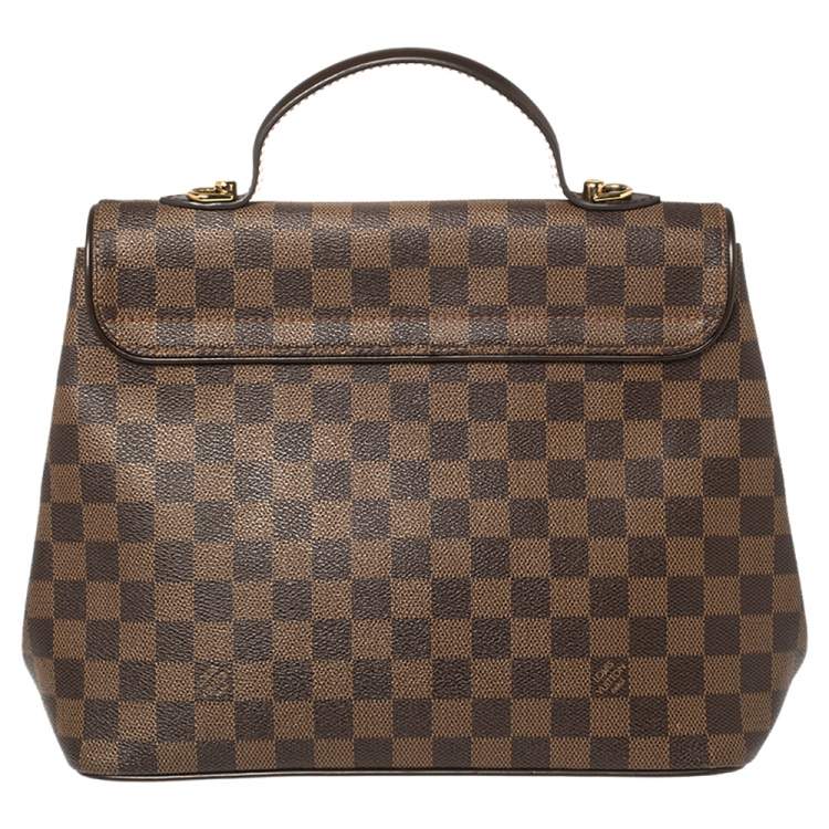 Pre Owned Louis Vuitton Damier Ebene Canvas Bergamo MM Bag