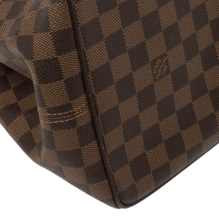Pre Owned Louis Vuitton Damier Ebene Canvas Bergamo MM Bag