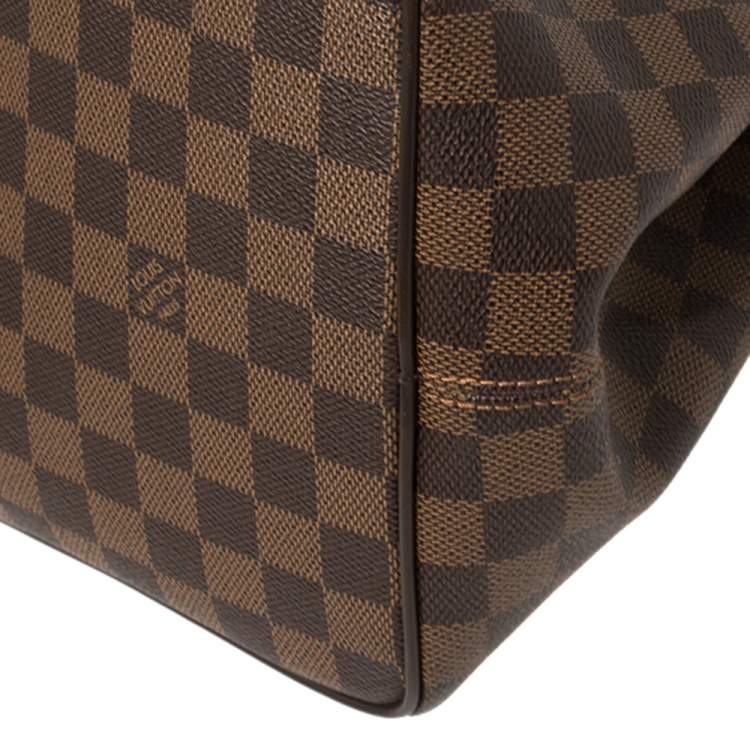 Pre Owned Louis Vuitton Damier Ebene Canvas Bergamo MM Bag