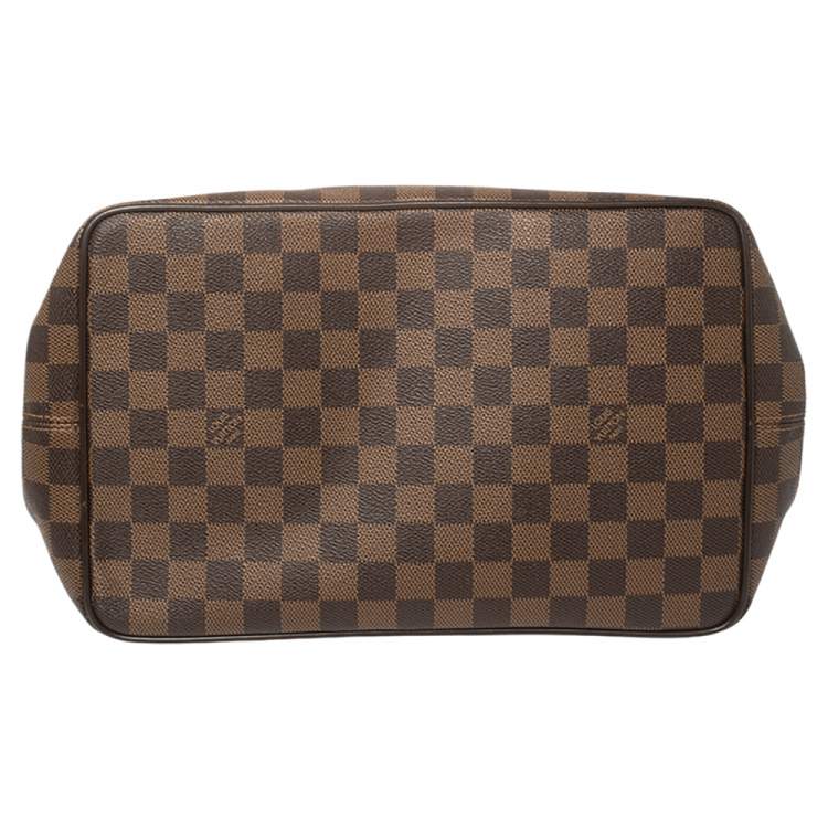 Pre Owned Louis Vuitton Damier Ebene Canvas Bergamo MM Bag