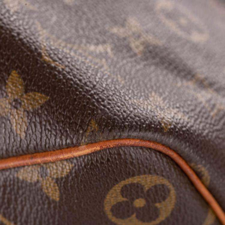 Pre Owned Louis Vuitton Brown Monogram Canvas Keepall 45 Bag