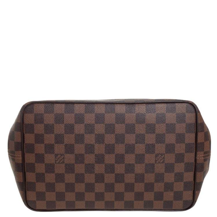 Pre Owned Louis Vuitton Damier Ebene Canvas Bergamo MM Bag