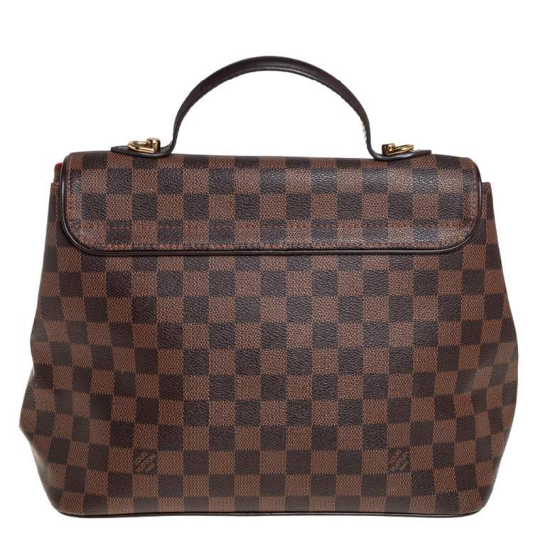Pre Owned Louis Vuitton Damier Ebene Canvas Bergamo MM Bag