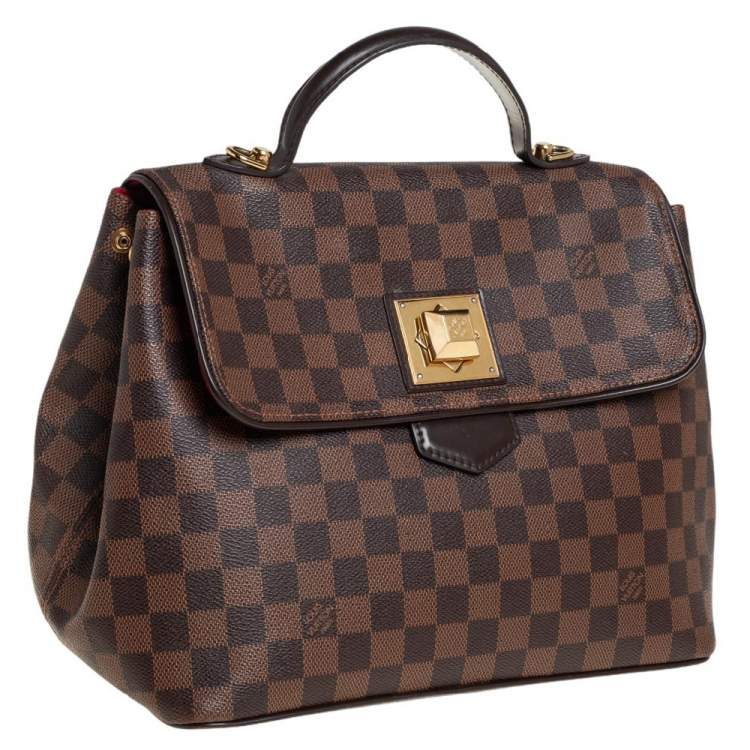 Pre Owned Louis Vuitton Damier Ebene Canvas Bergamo MM Bag