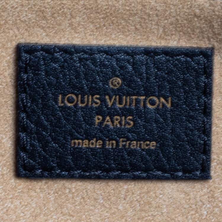 Pre Owned Louis Vuitton Black Taurillon Leather Volta Bag