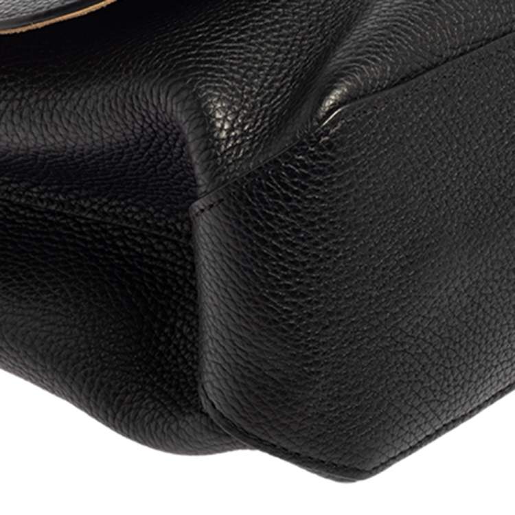 Pre Owned Louis Vuitton Black Taurillon Leather Volta Bag