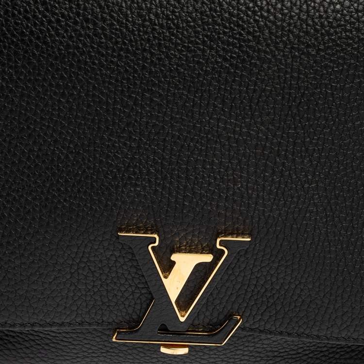 Pre Owned Louis Vuitton Black Taurillon Leather Volta Bag