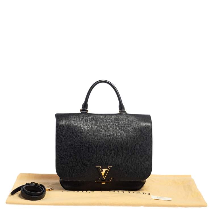 Pre Owned Louis Vuitton Black Taurillon Leather Volta Bag