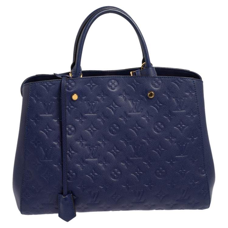 Louis Vuitton Iris Monogram Empreinte Leather Montaigne GM Bag Louis Vuitton