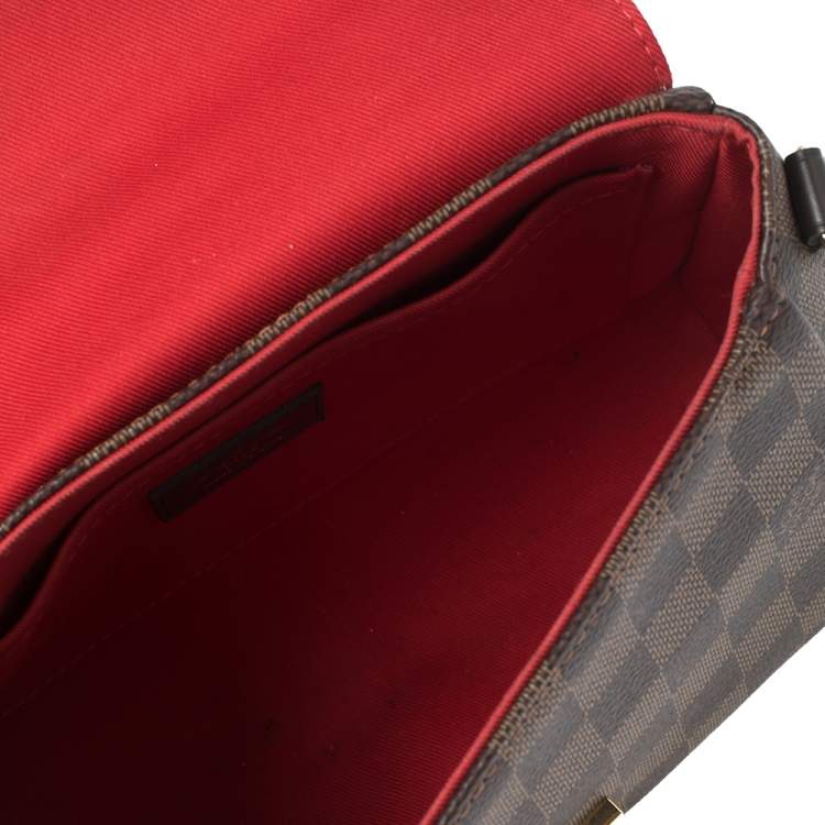 Pre Owned Louis Vuitton Damier Ebene Canvas Croisette Bag