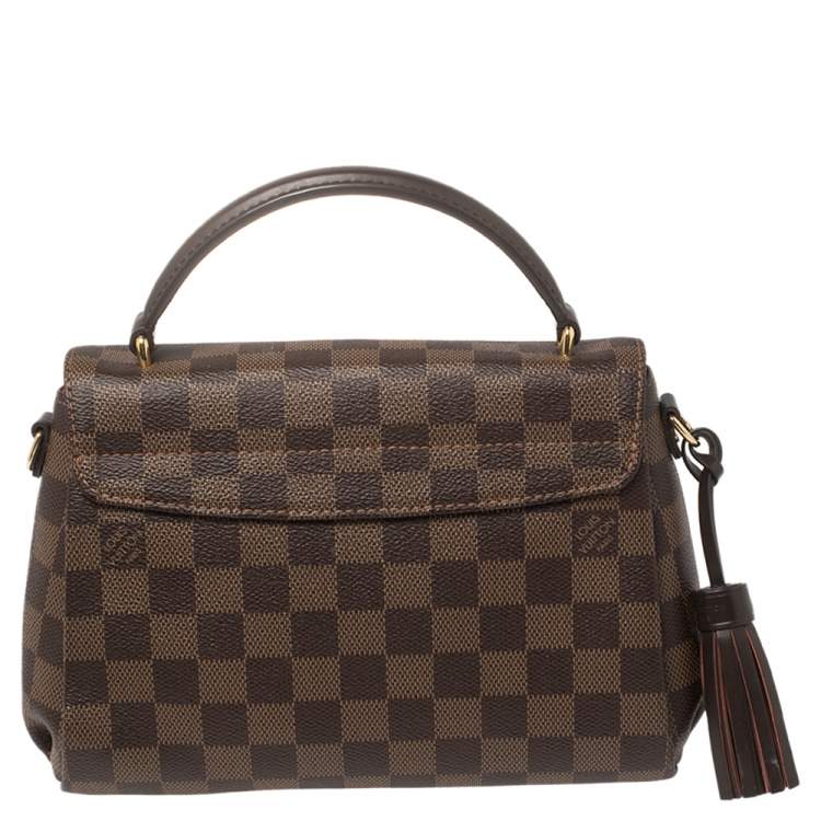 Pre Owned Louis Vuitton Damier Ebene Canvas Croisette Bag