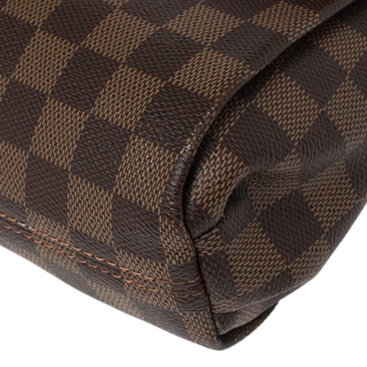 Pre Owned Louis Vuitton Damier Ebene Canvas Croisette Bag