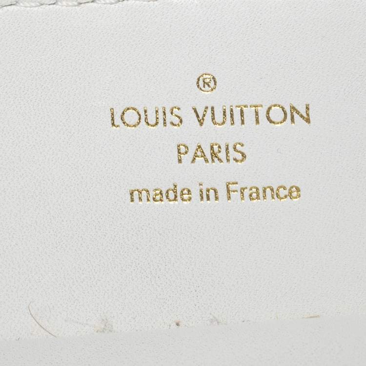 Louis Vuitton White Quilted Leather New Wave Chain Bag