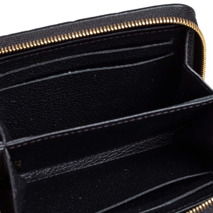 Louis Vuitton Black Monogram Empreinte Leather Zippy Coin Purse
