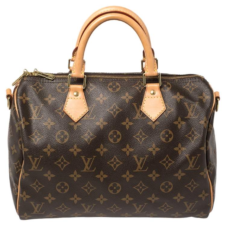 Pre Owned Louis Vuitton Monogram Canvas Speedy Bandouliere 30 Bag