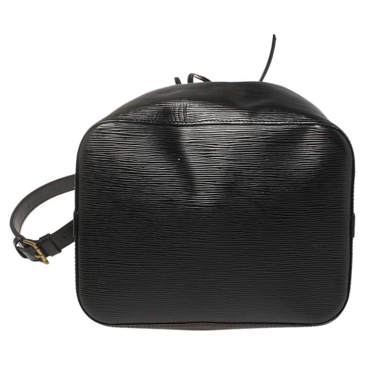 Pre Owned Louis Vuitton Black Epi Leather Petit Noe Bag