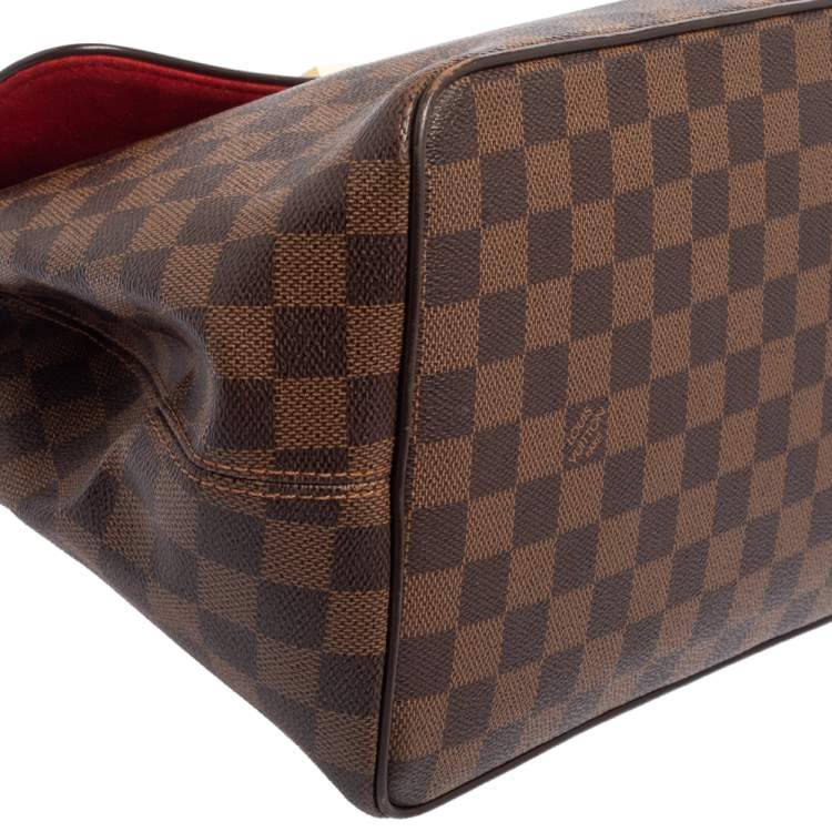 Pre Owned Louis Vuitton Damier Ebene Canvas Bergamo MM Bag