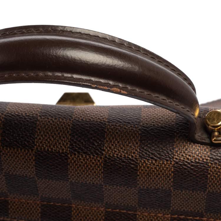 Pre Owned Louis Vuitton Damier Ebene Canvas Bergamo MM Bag