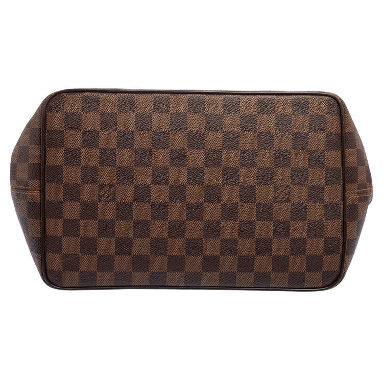 Pre Owned Louis Vuitton Damier Ebene Canvas Bergamo MM Bag