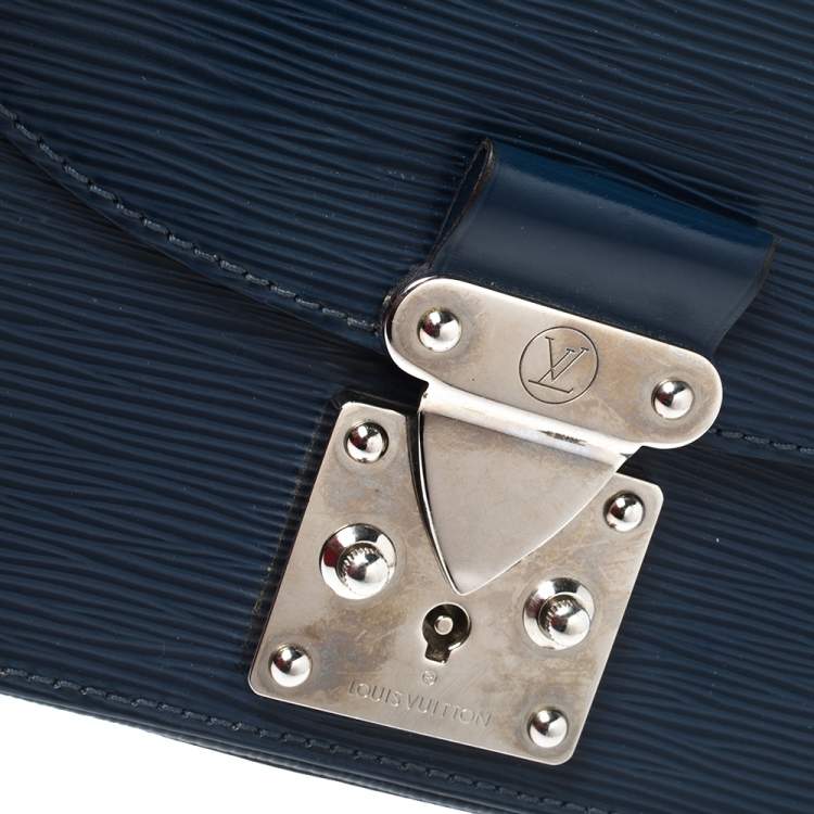 Pre Owned Louis Vuitton Indigo Epi Leather Eden PM Bag