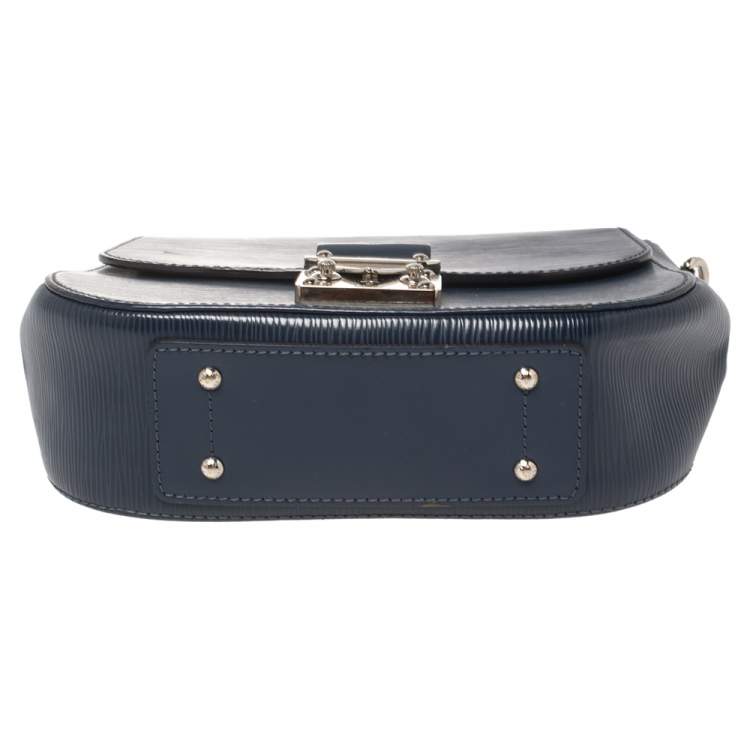 Pre Owned Louis Vuitton Indigo Epi Leather Eden PM Bag