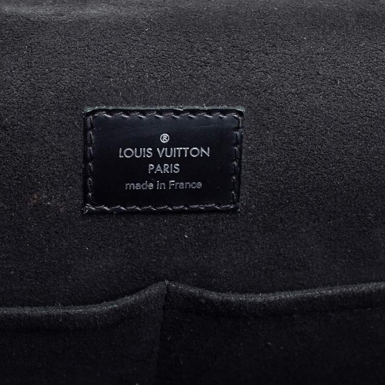 Pre Owned Louis Vuitton Black Epi Leather Cluny MM Bag
