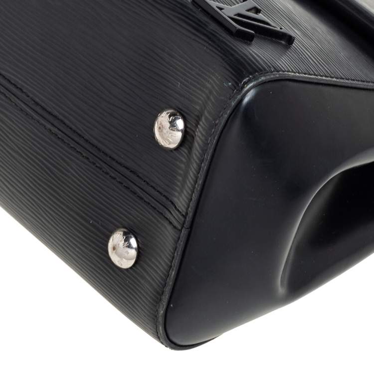 Pre Owned Louis Vuitton Black Epi Leather Cluny MM Bag