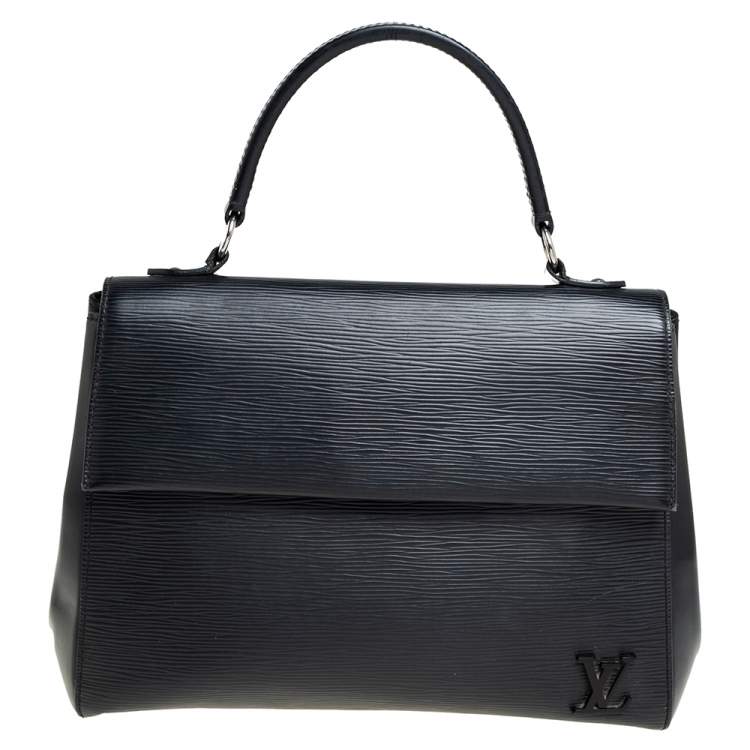 Pre Owned Louis Vuitton Black Epi Leather Cluny MM Bag