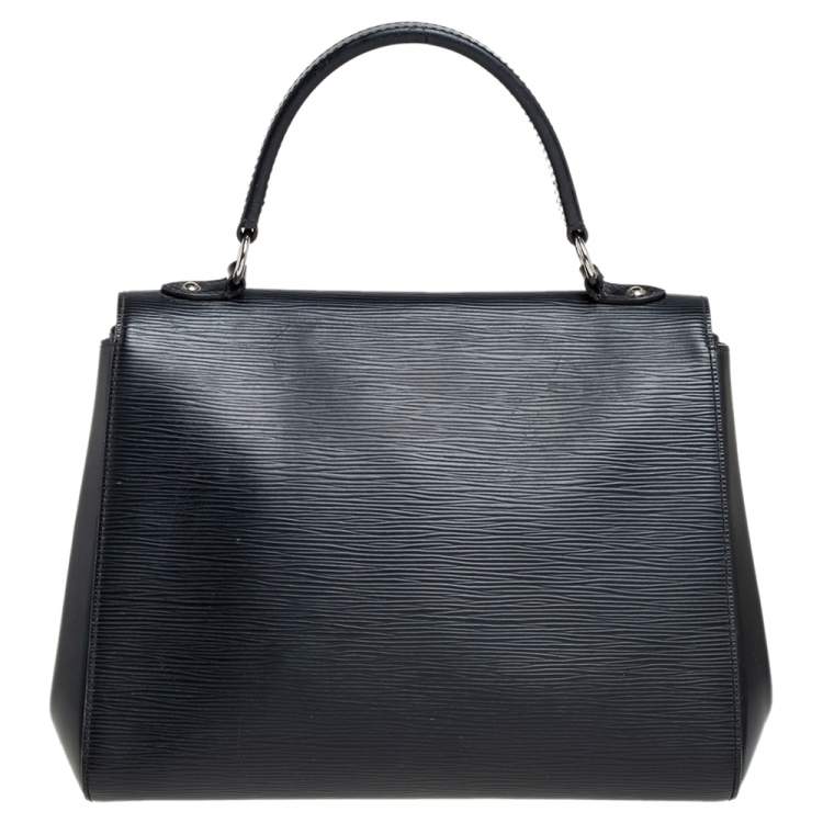 Pre Owned Louis Vuitton Black Epi Leather Cluny MM Bag