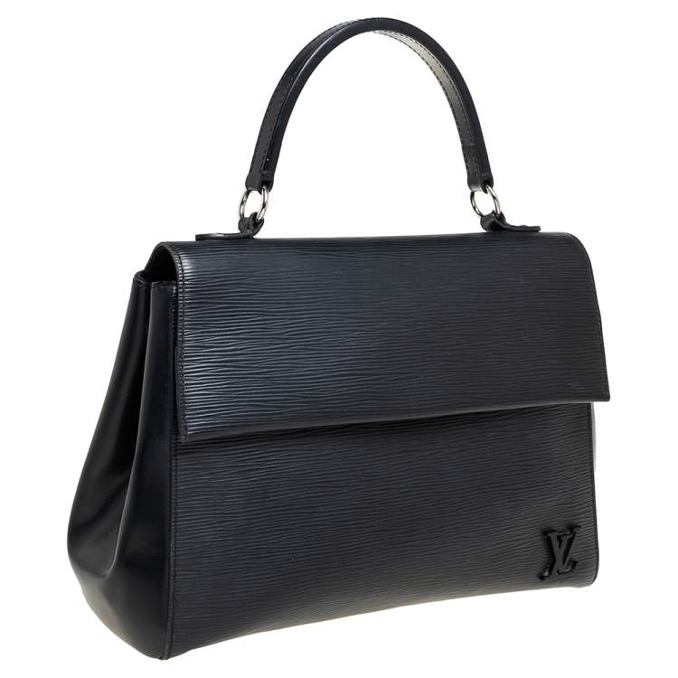 Pre Owned Louis Vuitton Black Epi Leather Cluny MM Bag