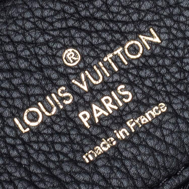 Pre Owned Louis Vuitton Vanille/Noir Leather Lockme MM Bag