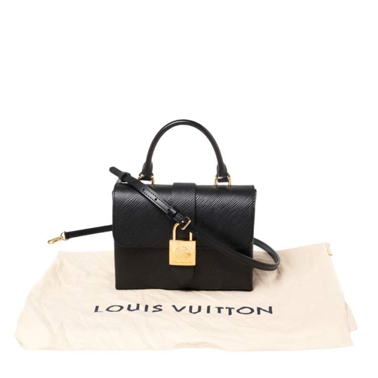 Pre Owned Louis Vuitton Black Epi Leather Locky BB Bag