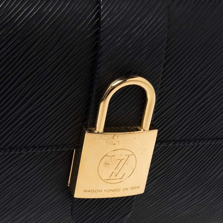 Pre Owned Louis Vuitton Black Epi Leather Locky BB Bag