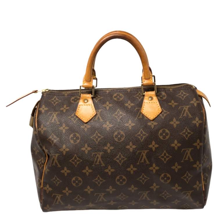 Pre Owned Louis Vuitton Monogram Canvas Speedy 30 Bag