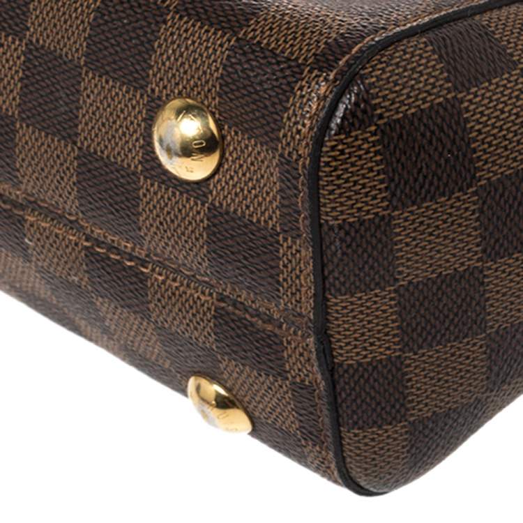 Pre Owned Louis Vuitton Bordeaux Damier Ebene Bond Street Bag            