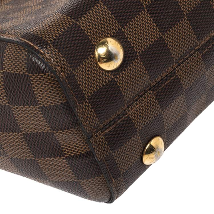 Pre Owned Louis Vuitton Bordeaux Damier Ebene Bond Street Bag            