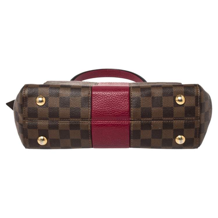 Pre Owned Louis Vuitton Bordeaux Damier Ebene Bond Street Bag            
