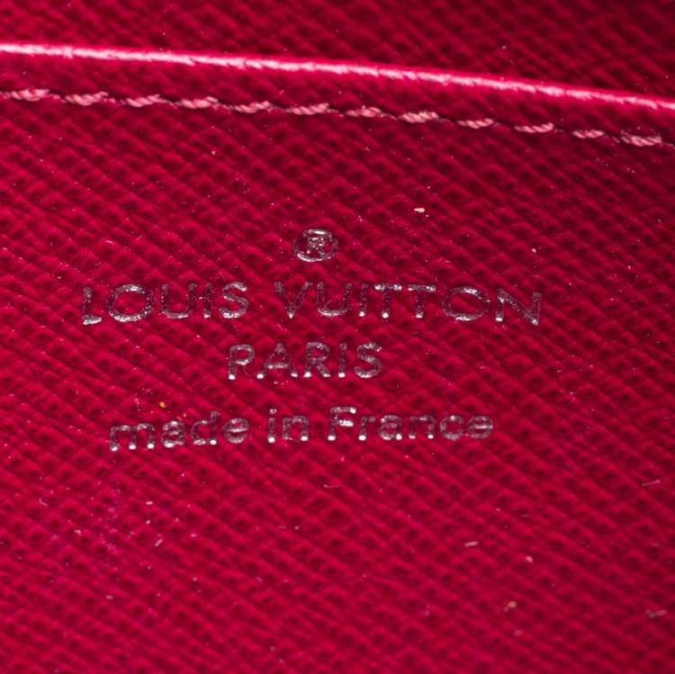 Pre Owned Louis Vuitton Fuchsia Epi Leather Zippy Coin Purse