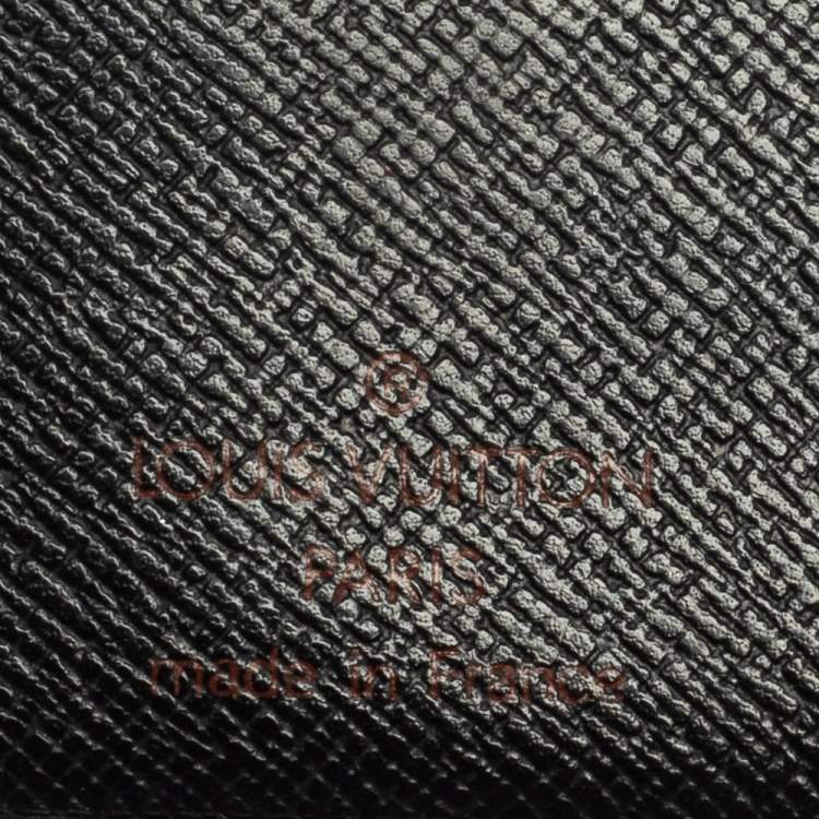 Pre Owned Louis Vuitton Black Epi Leather Compact Wallet