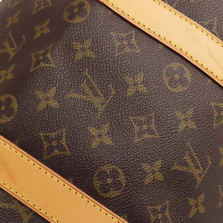 Pre Owned Louis Vuitton Monogram Canvas Keepall 55 Bag