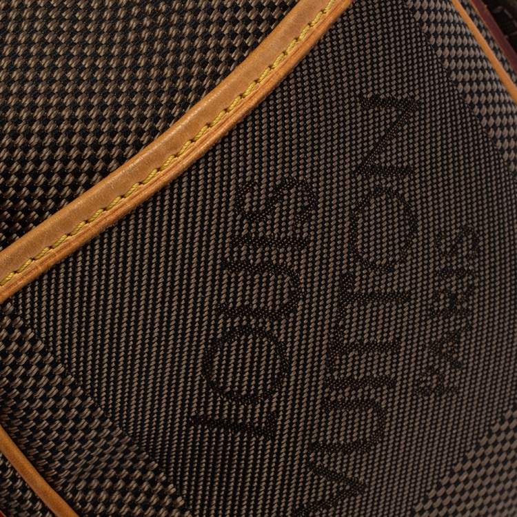 Pre Owned Louis Vuitton Terre Damier Geant Canvas Mini Citadin Messenger Bag