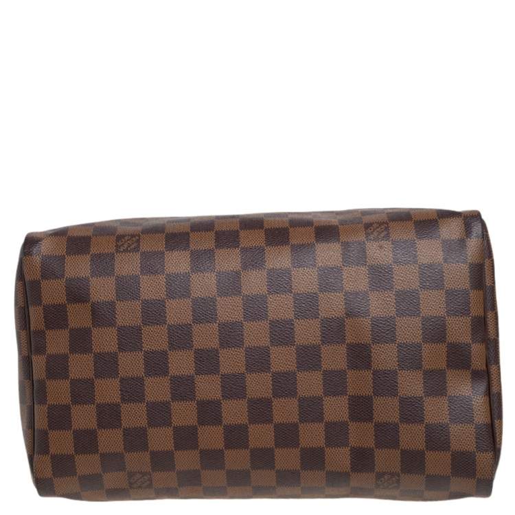 Pre Owned Louis Vuitton Damier Ebene Canvas Speedy 30 Bag