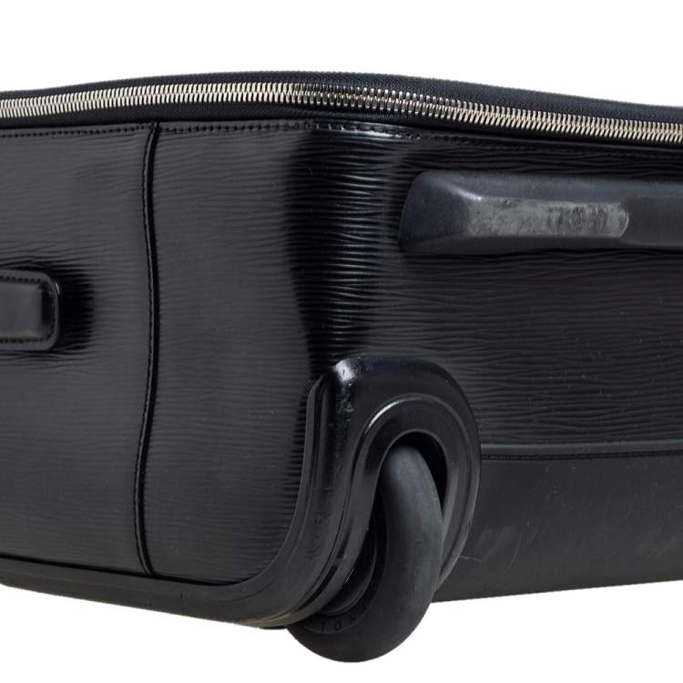 Pre Owned Louis Vuitton Black Epi Leather Pegase 50 Luggage