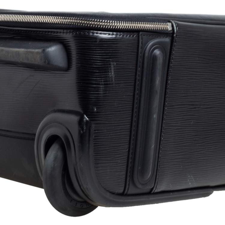 Pre Owned Louis Vuitton Black Epi Leather Pegase 50 Luggage